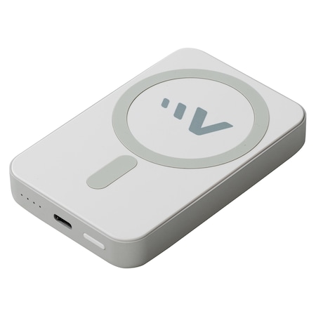 Ventev Portable Magnetic Battery 5,000 mAh, Gray MCBAT-5K257464